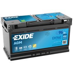 Exide EK960 Start Stop AGM accu 12V 96Ah 353x175x190, Auto-onderdelen, Accu's en Toebehoren, Verzenden