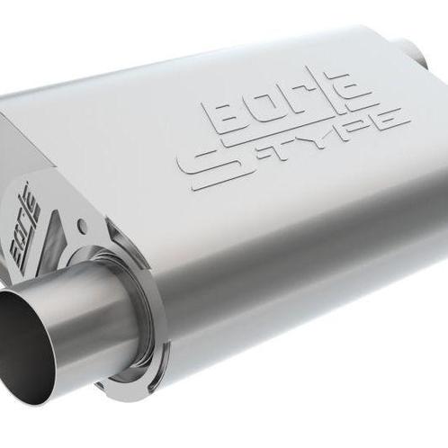 Borla CrateMuffler SBC Hot 350/383 3 inch Offset/Center 14in, Auto-onderdelen, Uitlaatsystemen, Ophalen of Verzenden