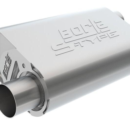Borla CrateMuffler SBC Hot 350/383 3 inch Offset/Center 14in, Auto-onderdelen, Uitlaatsystemen, Ophalen of Verzenden