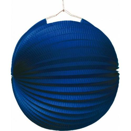 Blauwe lampion 22 cm - Lampionnen, Hobby en Vrije tijd, Feestartikelen, Ophalen of Verzenden