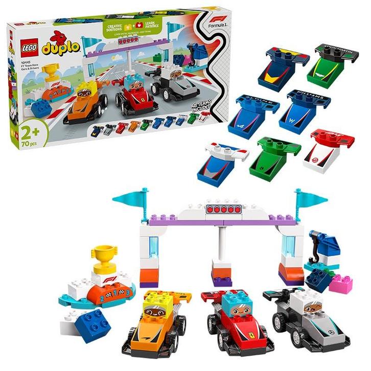 LEGO DUPLO - F1 Team Racing Cars & Drivers 10445, Kinderen en Baby's, Speelgoed | Duplo en Lego, Ophalen of Verzenden