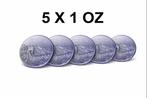 China. 5 x 2026 1 oz Titanium The Great Wall of China Dragon