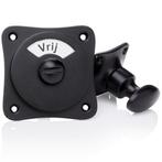 WC slot draaiknop vrij-bezet mat zwart - retro jaren 30 t..., Ophalen of Verzenden, Nieuw, Koper of Messing, Slot