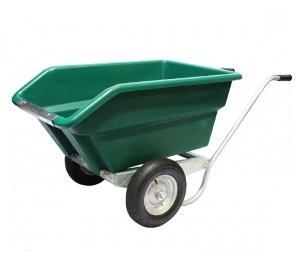 Tweewielige kantelbare kruiwagen 255 ltr. GROEN, Zakelijke goederen, Agrarisch | Werktuigen, Ophalen of Verzenden