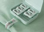 6-pack Stevige Dekbedclips - Met Handige Opbergbox - Groen, Verzenden, Nieuw