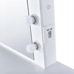 Houten kaptafel - met lades - spiegel - led - usb - stopc..., Ophalen of Verzenden, Nieuw