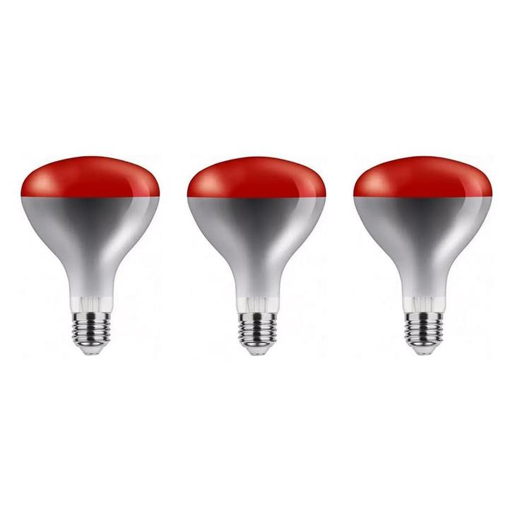 Asalite Infrarood Warmtelamp Rood R125 E27 - 150W - Rode, Huis en Inrichting, Lampen | Losse lampen, Nieuw, Verzenden
