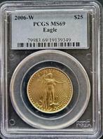 Gouden American Eagle 1/2 oz 2006-W PCGS MS69, Postzegels en Munten, Munten | Amerika, Verzenden, Midden-Amerika, Losse munt, Goud