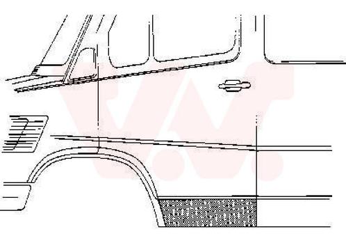 PLAATWERKPANELEN AUTODEUR VOOR MERCEDES BENZ BUS 207-410, Auto diversen, Auto-accessoires, Nieuw, Ophalen of Verzenden