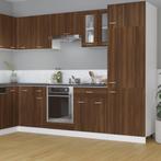 vidaXL Vitrinekast hangend Lyon 60x31x60 cm bewerkt hout, Huis en Inrichting, Verzenden, Nieuw, Bruin