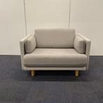 Design Lovesit  De VORM, 120 cm breed, Grijs - licht grijs, Huis en Inrichting, Ophalen of Verzenden, Gebruikt, Stof