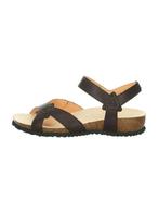 SALE -63% | Think! Leren sandalen Julia bruin | OP=OP, Kleding | Dames, Schoenen, Nieuw, Verzenden