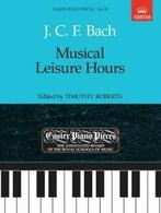 Easier piano pieces: Musical leisure hours by Johann, Gelezen, Verzenden