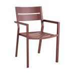 *WOONWINKEL* Tuinstoel Met Arm Rood, Tuin en Terras, Tuinsets en Loungesets, Verzenden, Nieuw