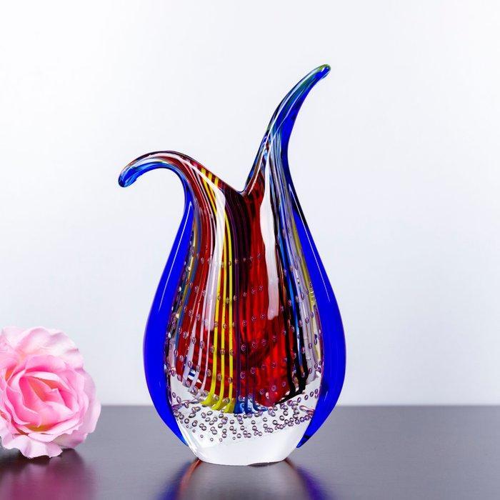 Glas Vase, Sommerso - Style - Vaas - Glas, Antiek en Kunst, Curiosa en Brocante