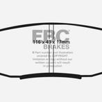 EBC 08+ Lexus LX570 5.7 Extra Duty Rear Brake Pads - ED91816, Ophalen of Verzenden, Nieuw