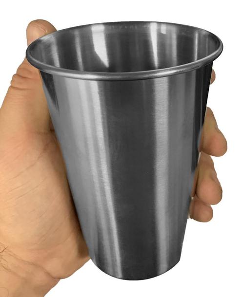 Set van 6 roestvrijstalen bekers, 500 ml, met rolrand, Doe-het-zelf en Verbouw, Gereedschap | Handgereedschap, Nieuw, Ophalen of Verzenden