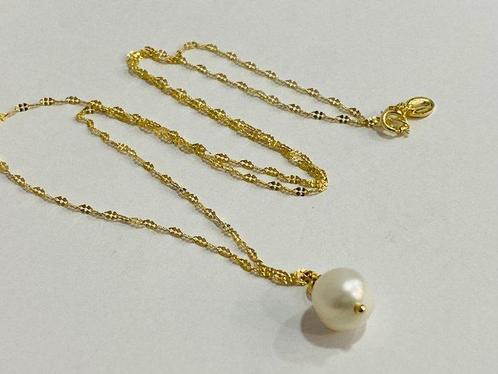 Zonder Minimumprijs - Ketting met hanger - 18 karaat Geel, Sieraden, Tassen en Uiterlijk, Antieke sieraden