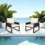 Loungeset Captive in touwontwerp - Set 3 (2 x fauteuil), Tuin en Terras, Tuinsets en Loungesets, Verzenden, Nieuw