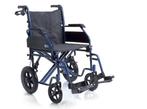 Moretti opvouwbare transportrolstoel - blauw, Nieuw, Verzenden