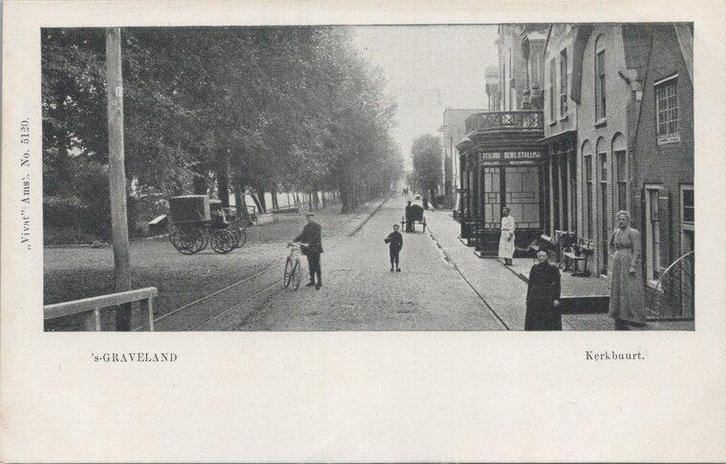 S-GRAVELAND - Kerkbuurt, Verzamelen, Ansichtkaarten | Nederland, Verzenden