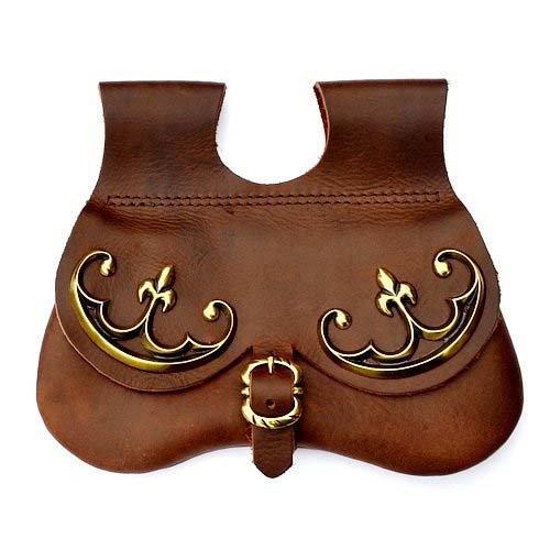 Middeleeuwse Niertas met Beslag Bruin, Sieraden, Tassen en Uiterlijk, Tassen | Damestassen, Overige typen, Bruin, Nieuw, Ophalen of Verzenden