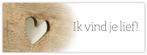 Bloemenkaartje Ik vind je lief! Bloemenkaartje, Ophalen of Verzenden, Nieuw
