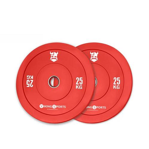 Olympische bumper plate 25 kg - robuust rubber - geschikt..., Auto-onderdelen, Carrosserie en Plaatwerk, Nieuw, Ophalen of Verzenden