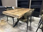 Eettafel rechthoek met 4 eetkamerstoelen, Huis en Inrichting, Nieuw