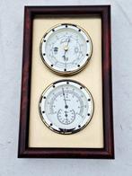 DD - Weerstation - Messing, Glas, Hout, Antiek en Kunst