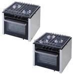 Gasovens Inbouw 2 Branders RVS, Watersport en Boten, Ophalen of Verzenden, Nieuw, Zeilboot of Motorboot