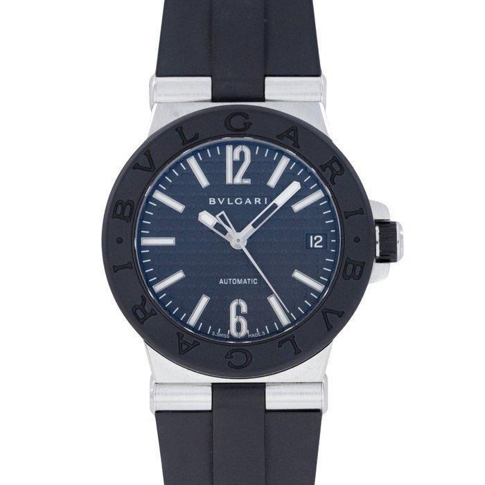 Bvlgari - Diagono - Zonder Minimumprijs - DG35SV - Heren -, Sieraden, Tassen en Uiterlijk, Horloges | Heren