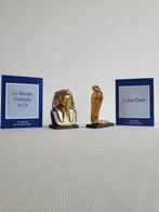 Themacollectie - Set van 2 Egyptische beeldjes – Gouden, Antiek en Kunst