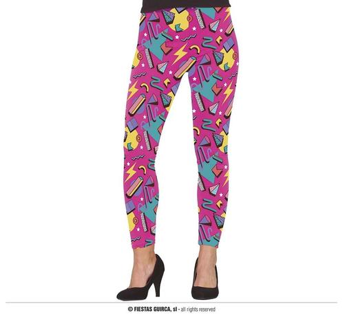 80s Party Legging Roze, Kleding | Dames, Carnavalskleding en Feestkleding, Nieuw, Ophalen of Verzenden