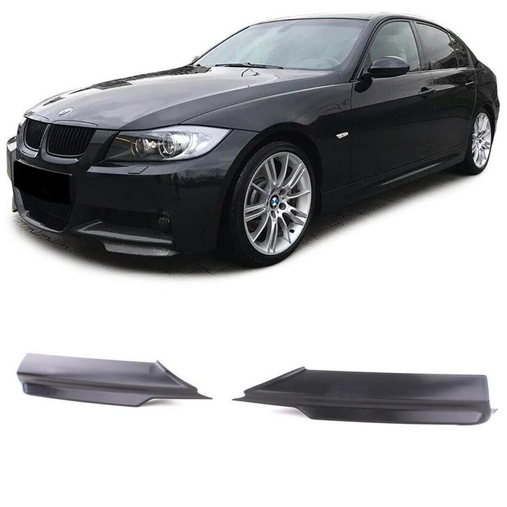 Splitters Bumper Hoeken M-Pakket BMW E90 E91 B4246, Auto-onderdelen, Carrosserie en Plaatwerk, Nieuw, BMW, Voor, Links, Rechts