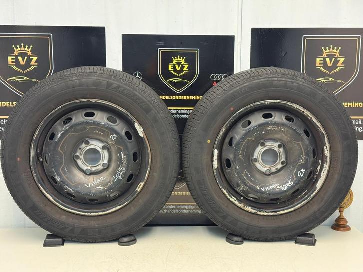 2 stuks zomerbanden met velgen 205/55R16C Opel Vivaro bj2015, Auto-onderdelen, Banden en Velgen, 16 inch, Zomerbanden, 205 mm