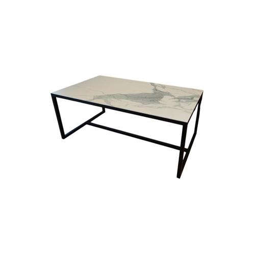 EETTAFEL KERAMISCH MARMER LOOK, Huis en Inrichting, Tafels | Eettafels, 50 tot 100 cm, 200 cm of meer, Rechthoekig, Vijf personen of meer