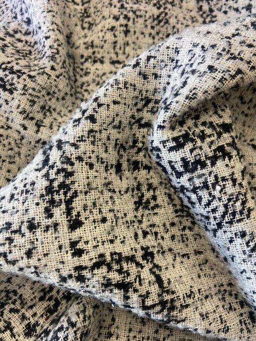 Zacht textiel met een ruwe uitstraling, zwart en wit,, Antiek en Kunst, Antiek | Kleden en Textiel