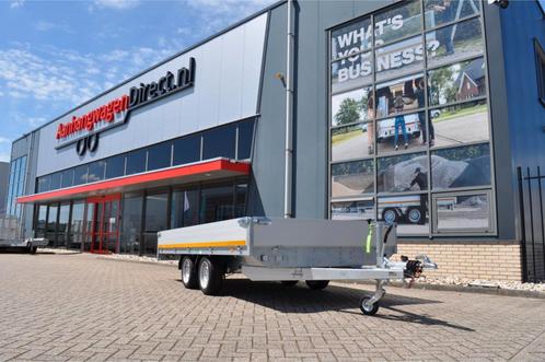 Geremde Eduard plateauwagen - 406x200 cm - 2000 kg bruto, Auto diversen, Aanhangers en Bagagewagens, Ophalen of Verzenden