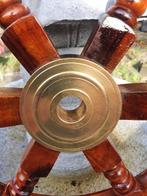 Ship/boat wheel - Hout- Houten stuurwiel, Antiek en Kunst
