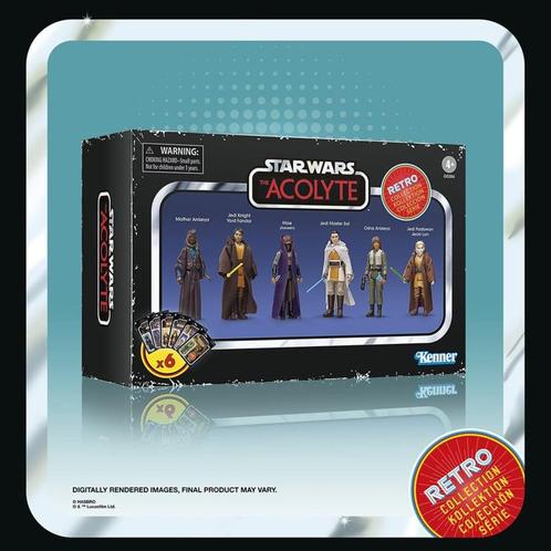 Star Wars The Retro Collection The Acolyte 6-Pack (Toys), Verzamelen, Star Wars, Actiefiguurtje, Zo goed als nieuw, Verzenden