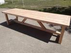 tuintafel van douglashout lijst van 7x7cm maten 300x92x76 cm, Tuin en Terras, Nieuw, Rechthoekig, Hout