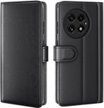 ProGuard OnePlus 13 Wallet Hoesje Echt Leder Zwart, Verzenden, Nieuw, Hoesje of Tasje
