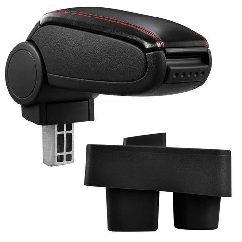 Armsteun Skoda Roomster Fabia II kunstleer zwart rood, Auto-onderdelen, Interieur en Bekleding, Nieuw, Verzenden