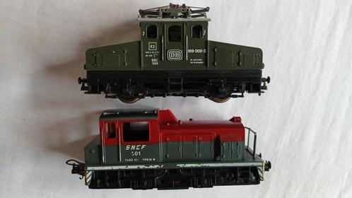 Lima H0 - Modeltrein (14) - 2x Locomotieven met wagens - DB,, Hobby en Vrije tijd, Modeltreinen | H0