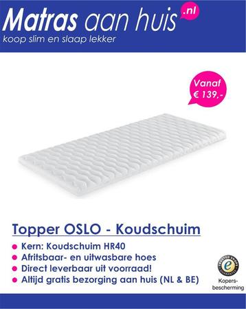 Topdekmatras met koudschuim HR40