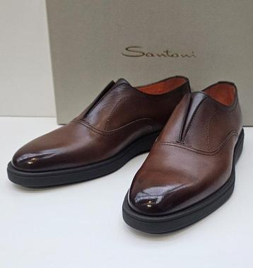 Santoni - Loafers - Maat: EU 43, EU 43.5 - Nieuw in doos beschikbaar voor biedingen