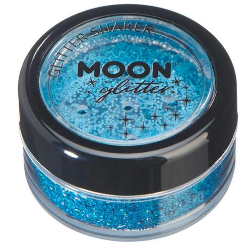 Moon Glitter Holographic Glitter Shakers Blue 5g, Hobby en Vrije tijd, Feestartikelen, Nieuw, Verzenden