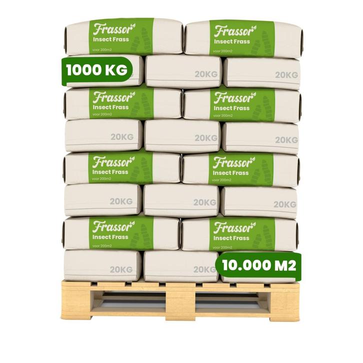 Frassor Insecten Frass (50x = 1000 kg – voor 10.000 m2), Tuin en Terras, Aarde en Mest, Mest, Verzenden