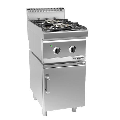 GGM Gastro | Gasfornuis - 10 kW - 2-pits - incl. onderbouw |, Witgoed en Apparatuur, Fornuizen, Inbouw, Verzenden